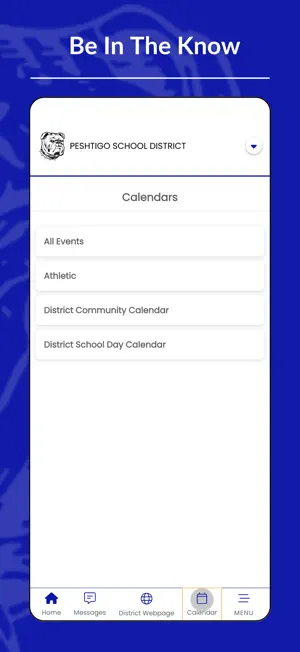 Peshtigo School District screenshot 2