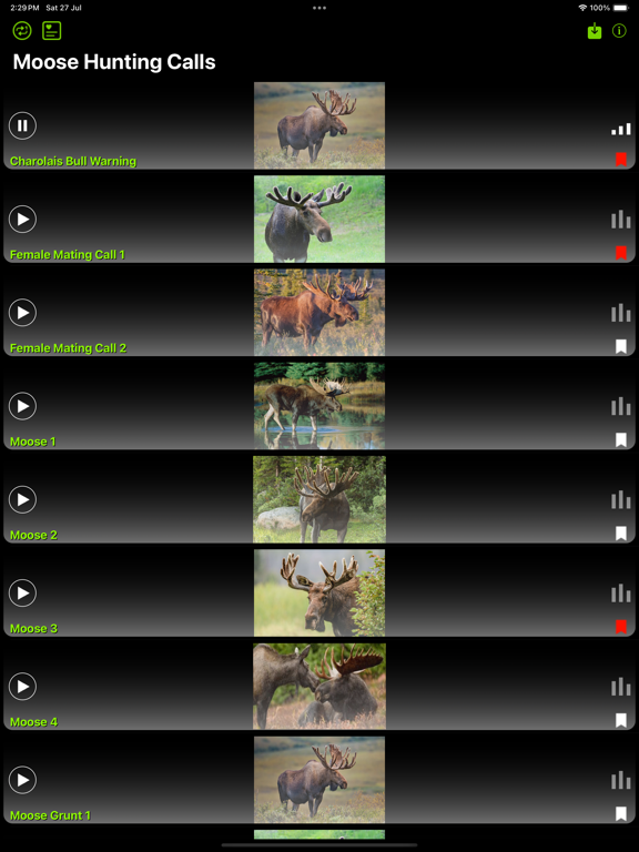 Screenshot #5 pour Moose Hunting Calls App