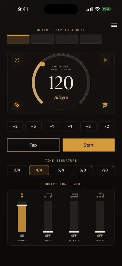 BassEducation Metronome screenshot 1