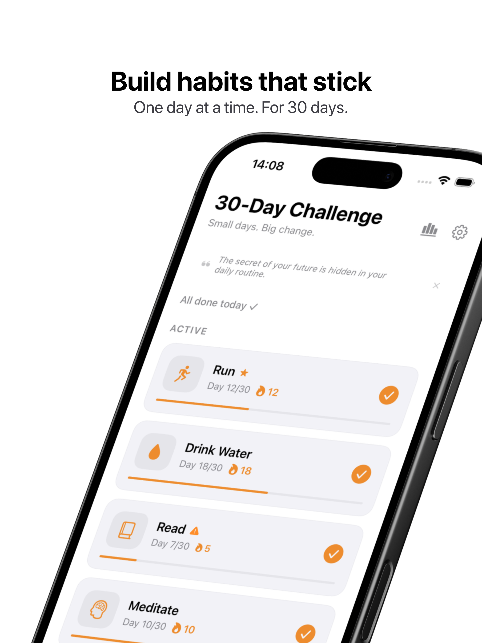30-Day Challenge: Streak