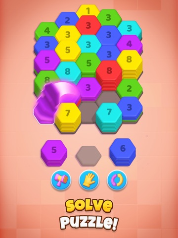 Hexa Crush iPad screenshot