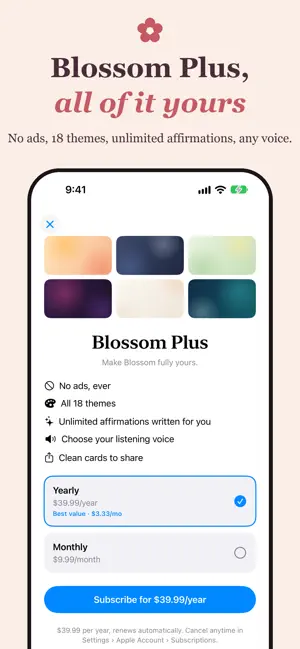 Blossom: Daily Affirmations screenshot 2
