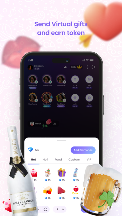 Screenshot 4 of Chingari : Live conversations App