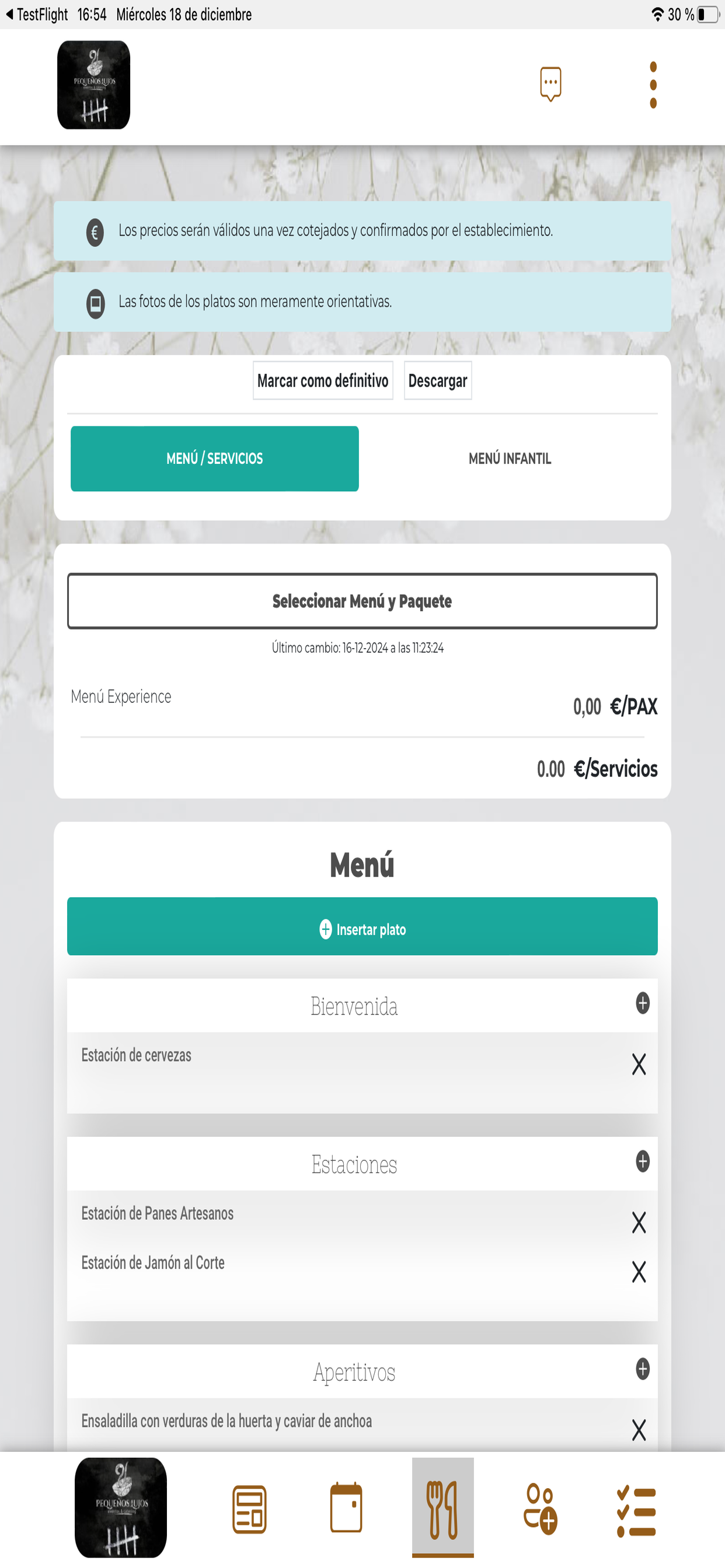 Pequeños Lujos Catering