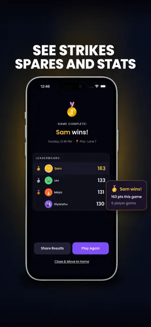 StrikeBoard: Bowling Score screenshot 1