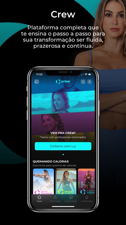 CREW: Treinos e bem-estar