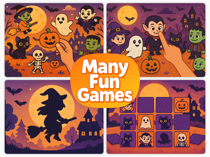 Halloween Games  Stickers