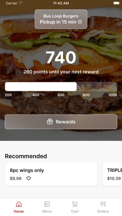 Busloop Burgers iPhone screenshot 1 - Food & Drink app