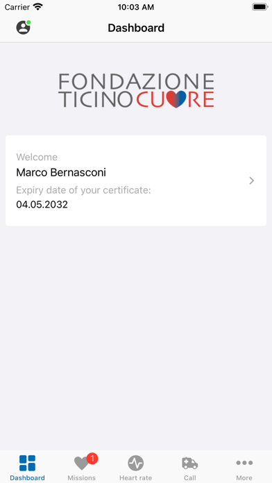 Fondazione Ticino Cuore Screenshot