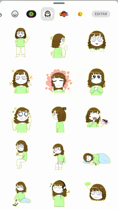 Screenshot #3 pour Cute Person Stickers