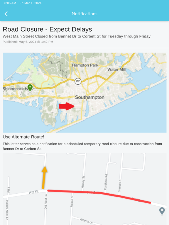 My Mt Vernon iPad screenshot 2 - Utilities app