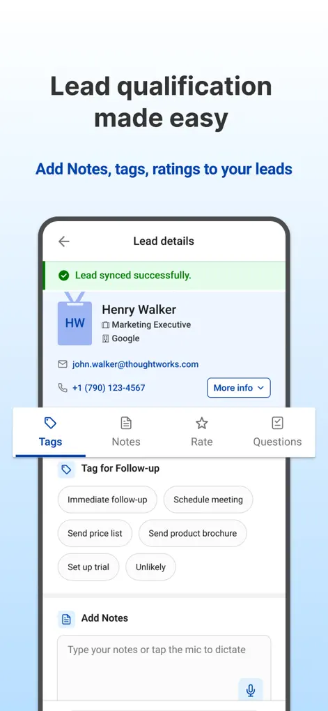 RX Lead Manager App - ビジネスアプリ | MWM