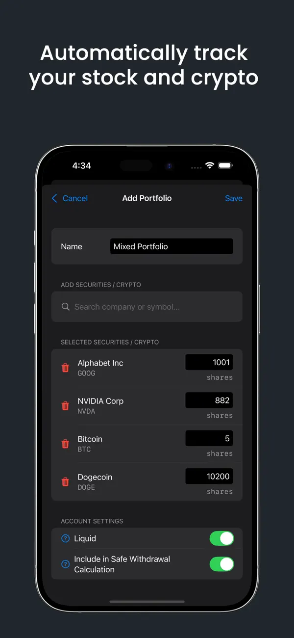 Screenshot #3 pour Ample: Financial Tracking