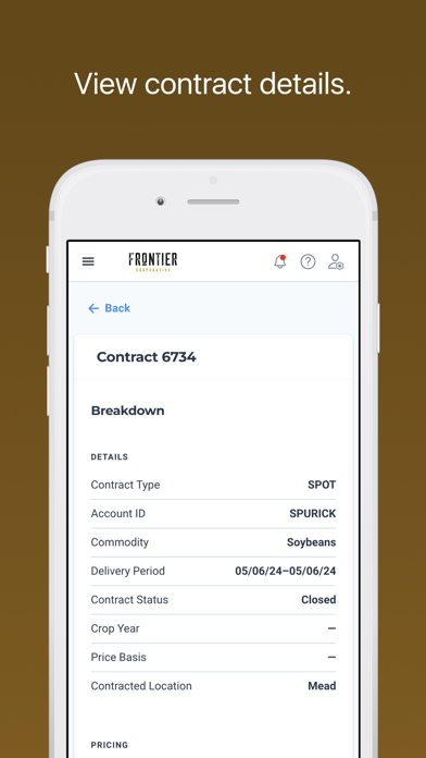 My Frontier Business Screenshot