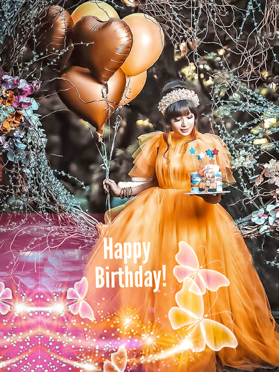 Birthday Video iPad screenshot 4 - Photo & Video app