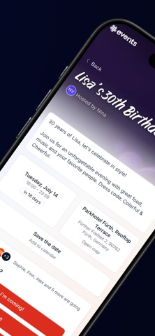 events: Invites & Guest List Screenshot 2 of 10