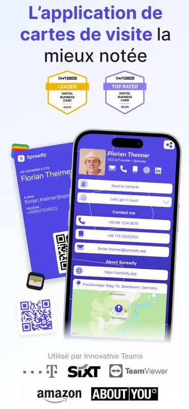 Carte de visite numérique screenshot 1 of 5