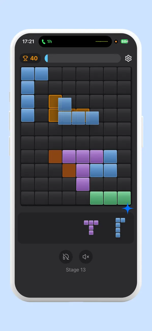 Screenshot #1 pour Block Blast Tetriz