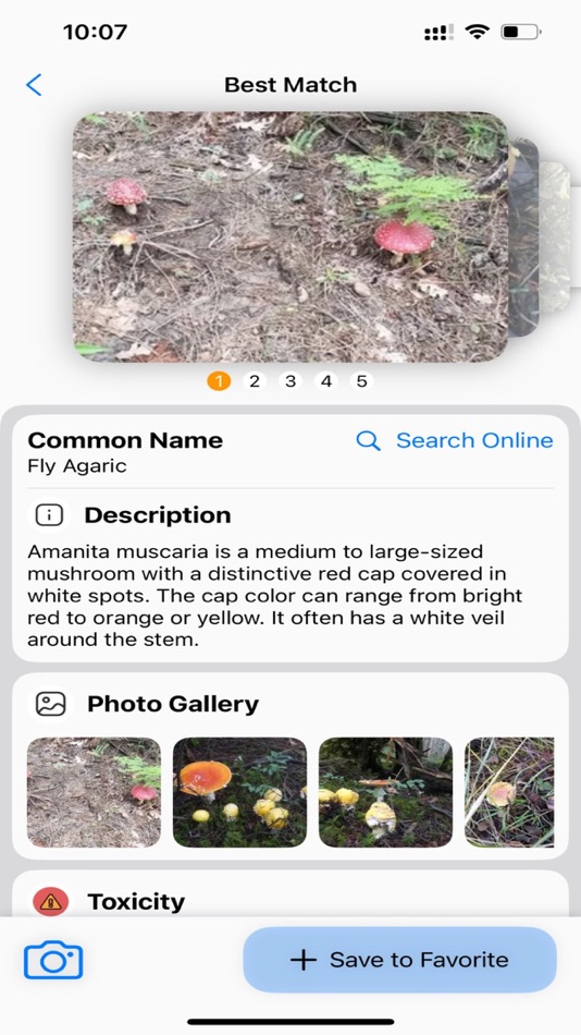 #2. Mushroom Identifier:AI Scanner (iOS) Podle: VIET NAM JINGLE SOFTWARE