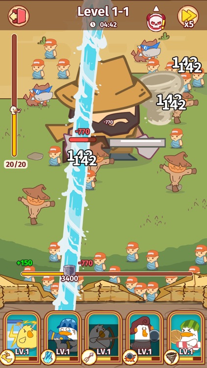 Duck Wars: Idle TD Roguelike