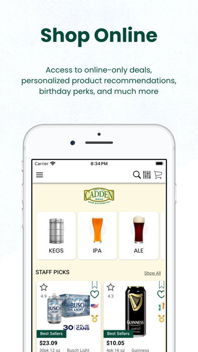 Screenshot #1 pour Cadden Brothers Beverages