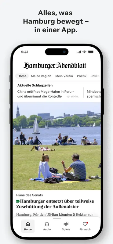 Hamburger Abendblatt News screenshot 1 of 5
