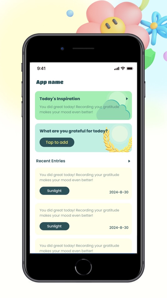 #1. Grateful Diary - Mood Tracker (iOS) بواسطة: Ais Business Mexico S.A. de C.V.