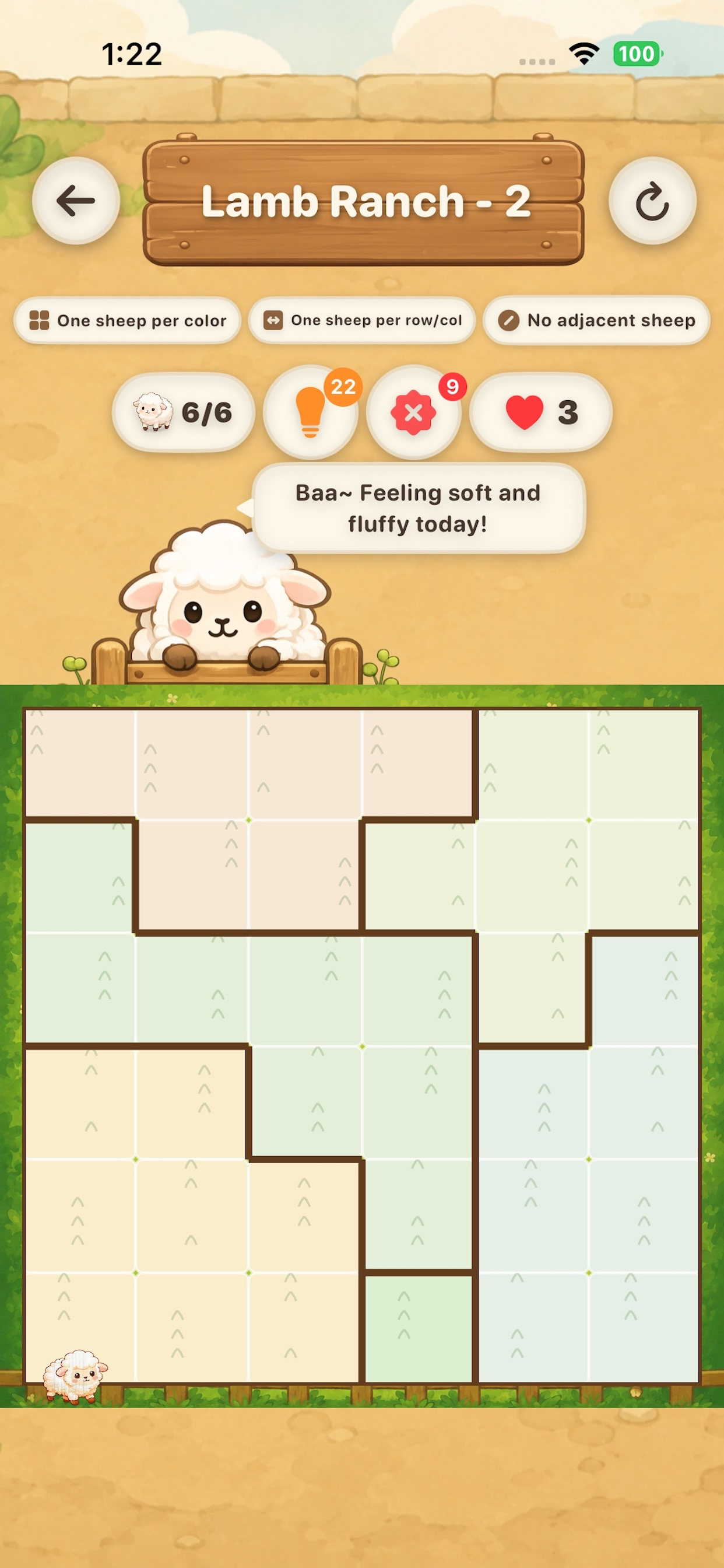 Sheep Star Battle-Logic Puzzle screenshot 2