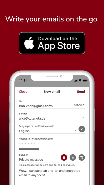 Tuta: Encrypted Private Email