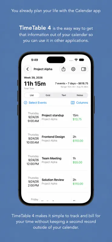 TimeTable 4 screenshot 1 of 8