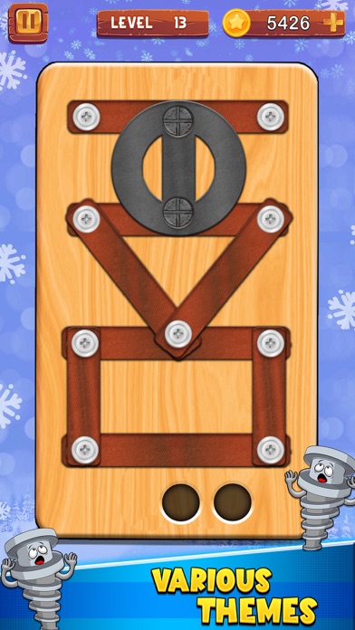 Wood Nuts Color Sorting Games Screenshot