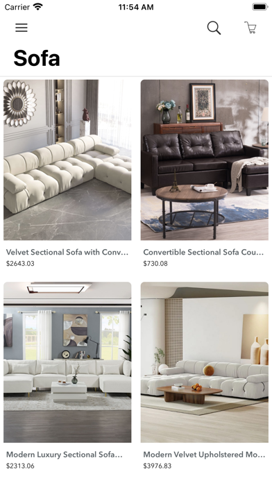 Home Decor Furniture Store Screenshot