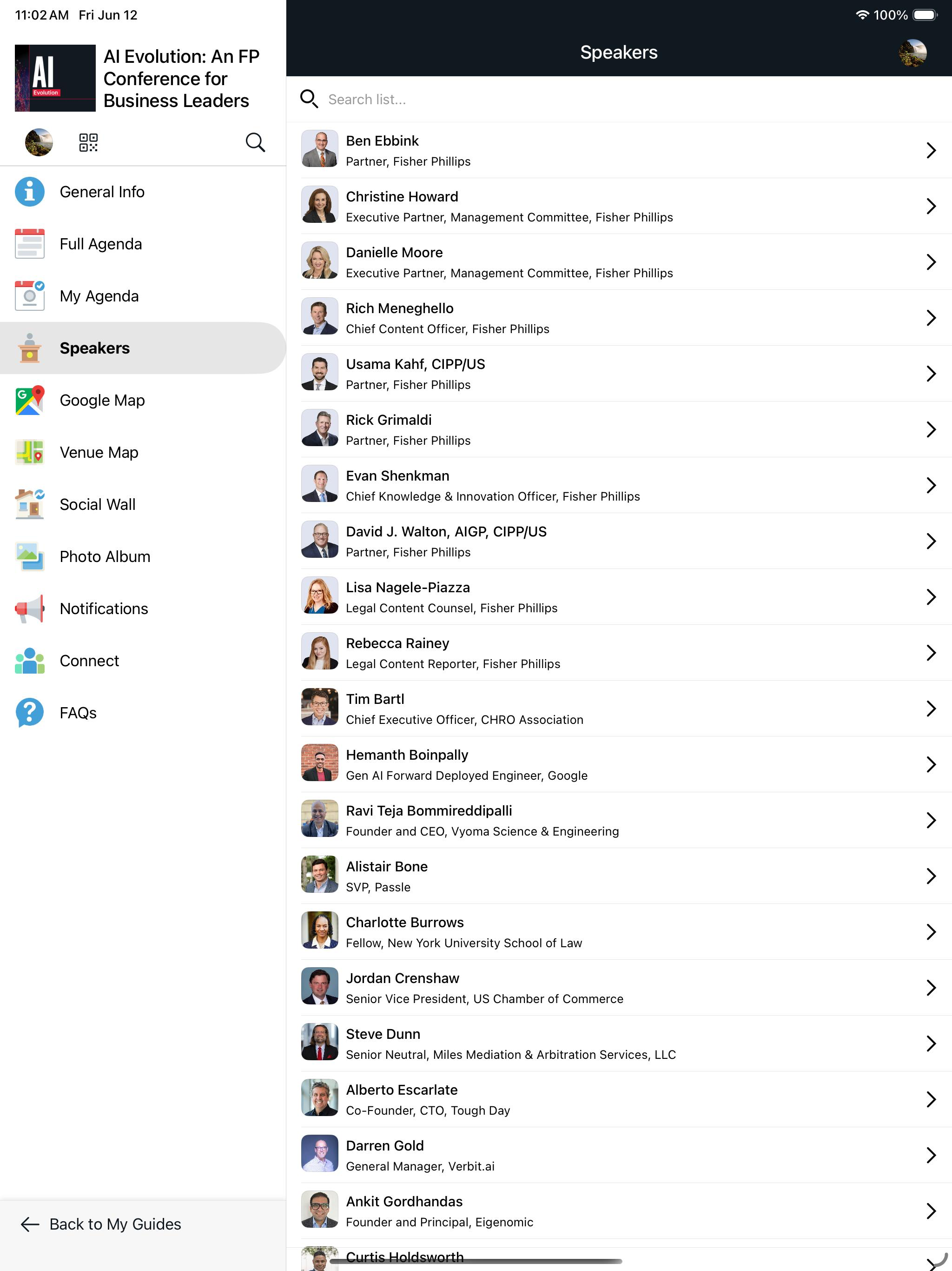 Fisher Phillips Events screenshot 8