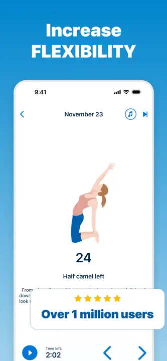 5 Minute Yoga Workouts: Screenshot 4 von 8