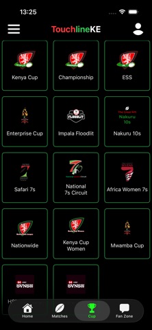 TouchlineKE - Rugby App screenshot