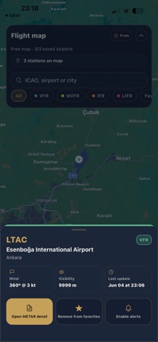 METAR Notify Screenshot 2 of 5
