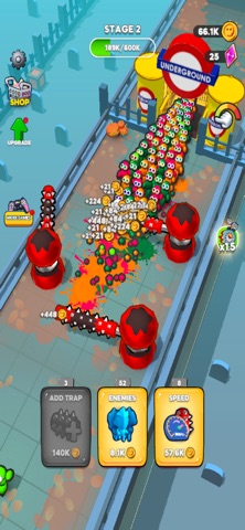 Trap Hero: Crush the Enemies iPhone screenshot