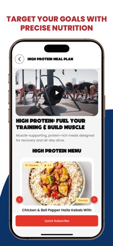 Meals on Me: Healthy Meal Plan iPhone screenshot