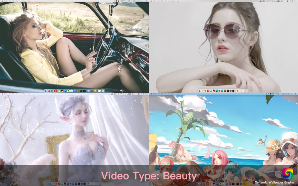 #9. Dynamic Wallpaper Studio (macOS) 게시자: 豪 文