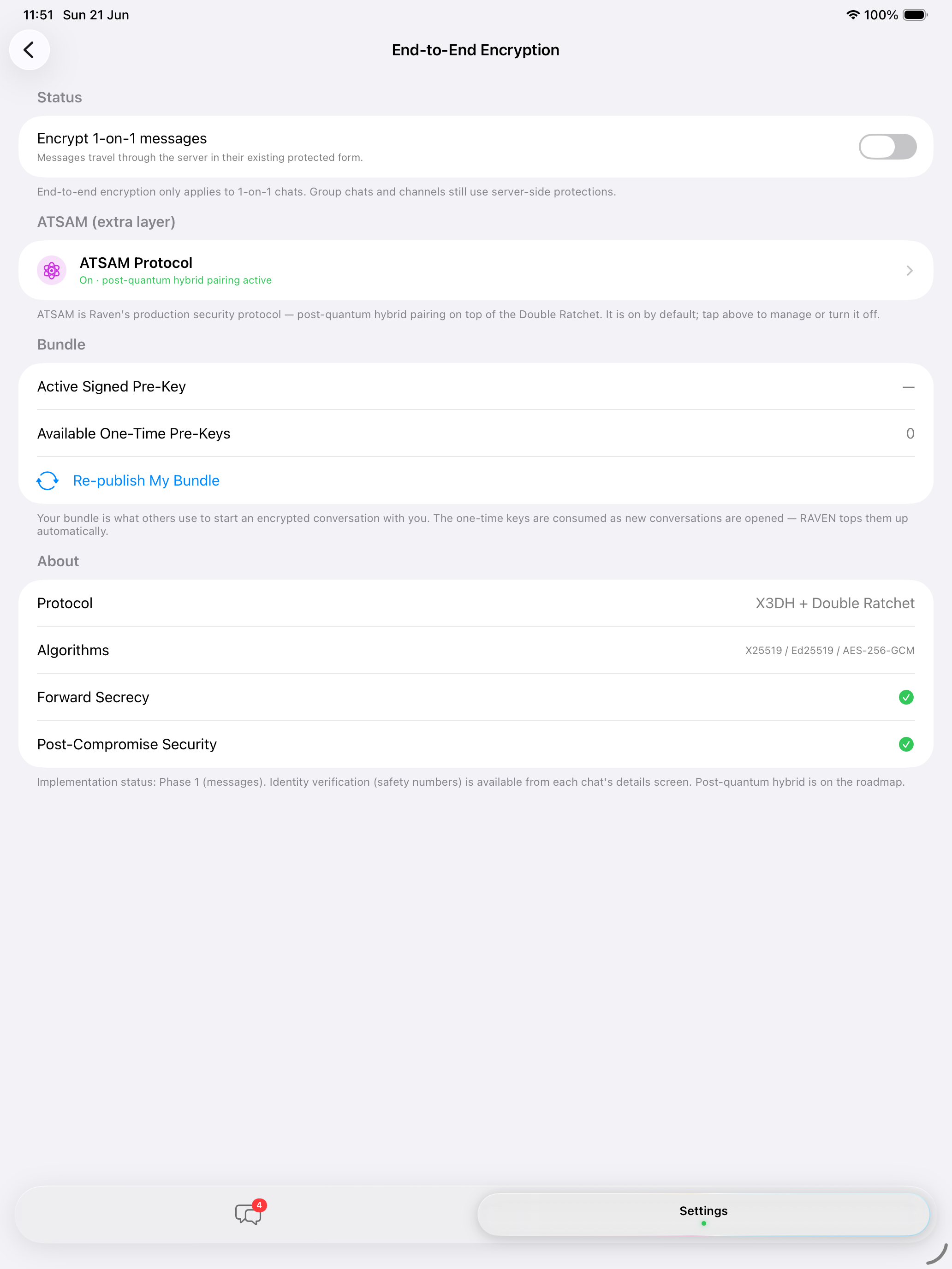 Raven Messenger screenshot 12