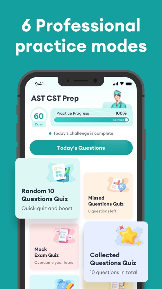 #6. AST CST Test Prep 2025 (iOS) 由: 秀娟 周