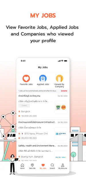 JobThai Jobs Search iPhone screenshot 4