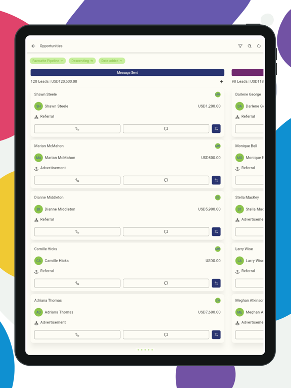 Paint Pals iPad screenshot 5 - Productivity app