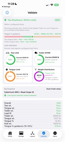 SafeTow Planner screenshot