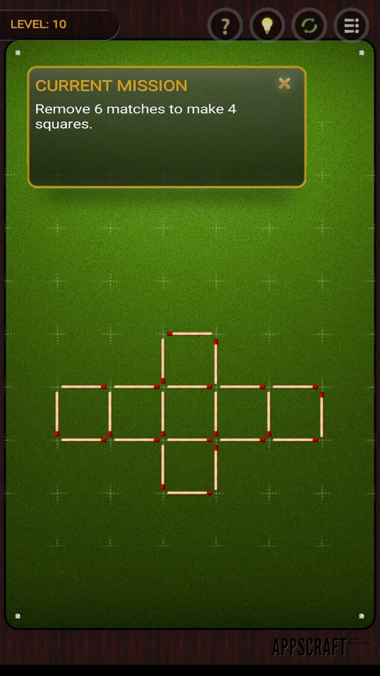 #5. Matchstick Logical Puzzle (iOS) 由: Appscraft