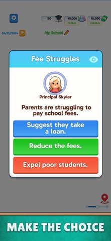 Idle School Life iPhone screenshot