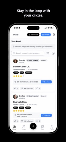 Traaks screenshot