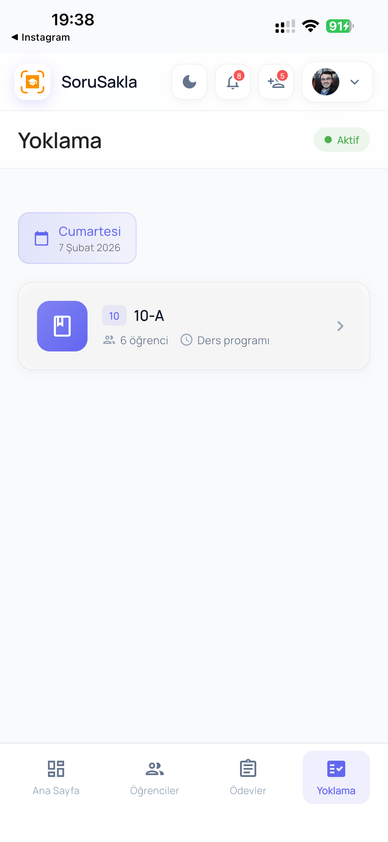 SoruSakla Öğretmen screenshot 8