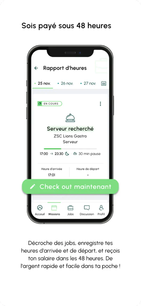 Screenshot #3 pour Adia - jobs temporaire