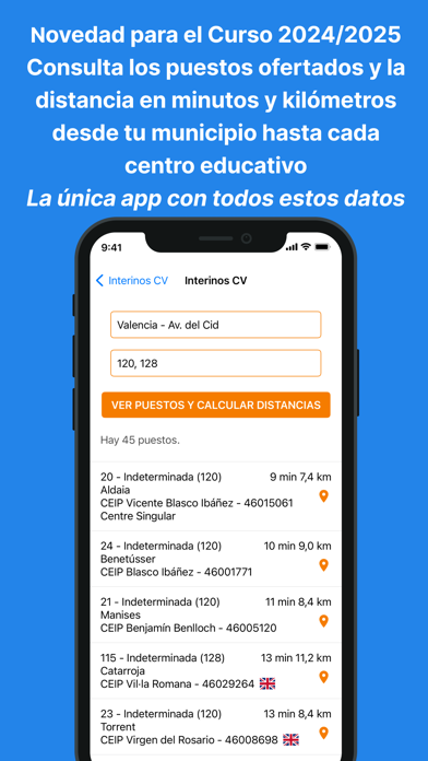 Interinos CV Screenshot